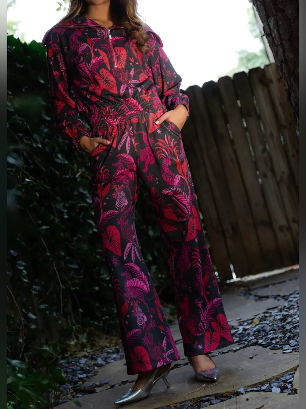 Alden Adair Raelynn Sweatpants Set In Zebra Lounge Size Small